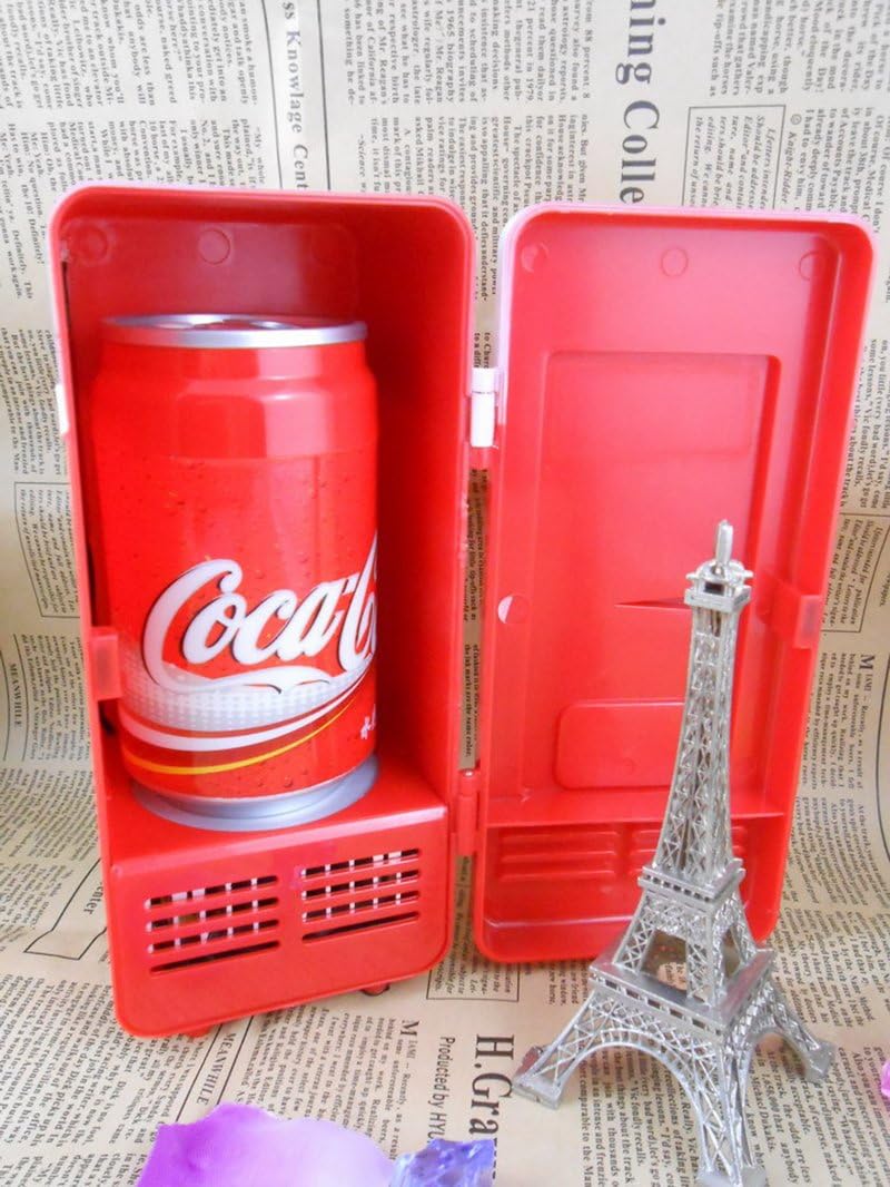 Mini réfrigérateur USB - refroidisseur/réchauffeur - compact - H-UF05Red