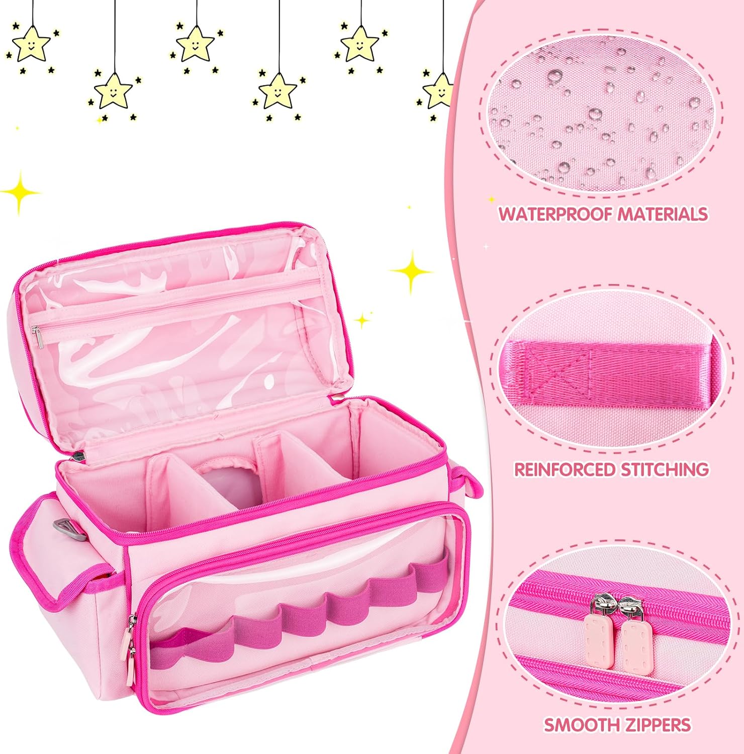 Étui de transport - compatible Toniebox 1/2 - rangement personnages et accessoires - compact, résistant