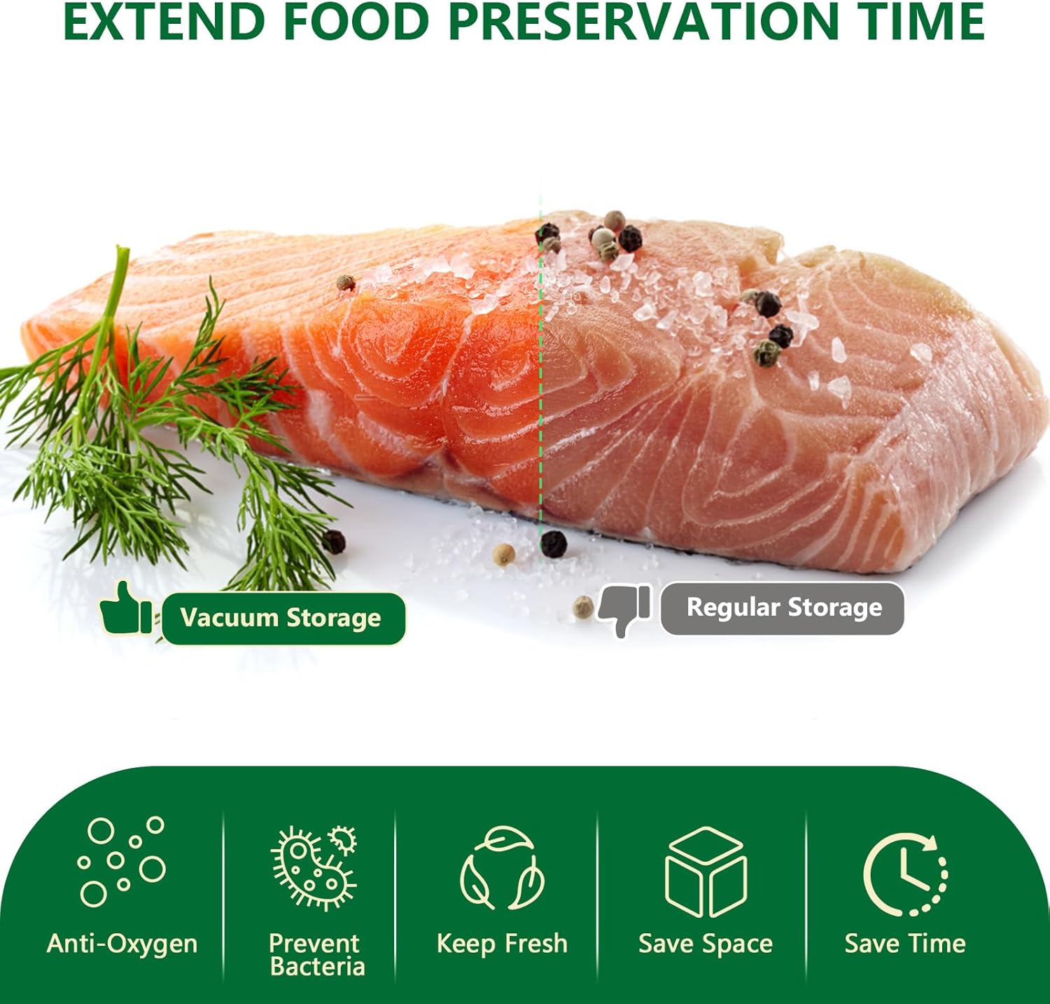 Vinabo - sacs gaufrés - 20x30 cm - 100 sachets sous vide, cuisson