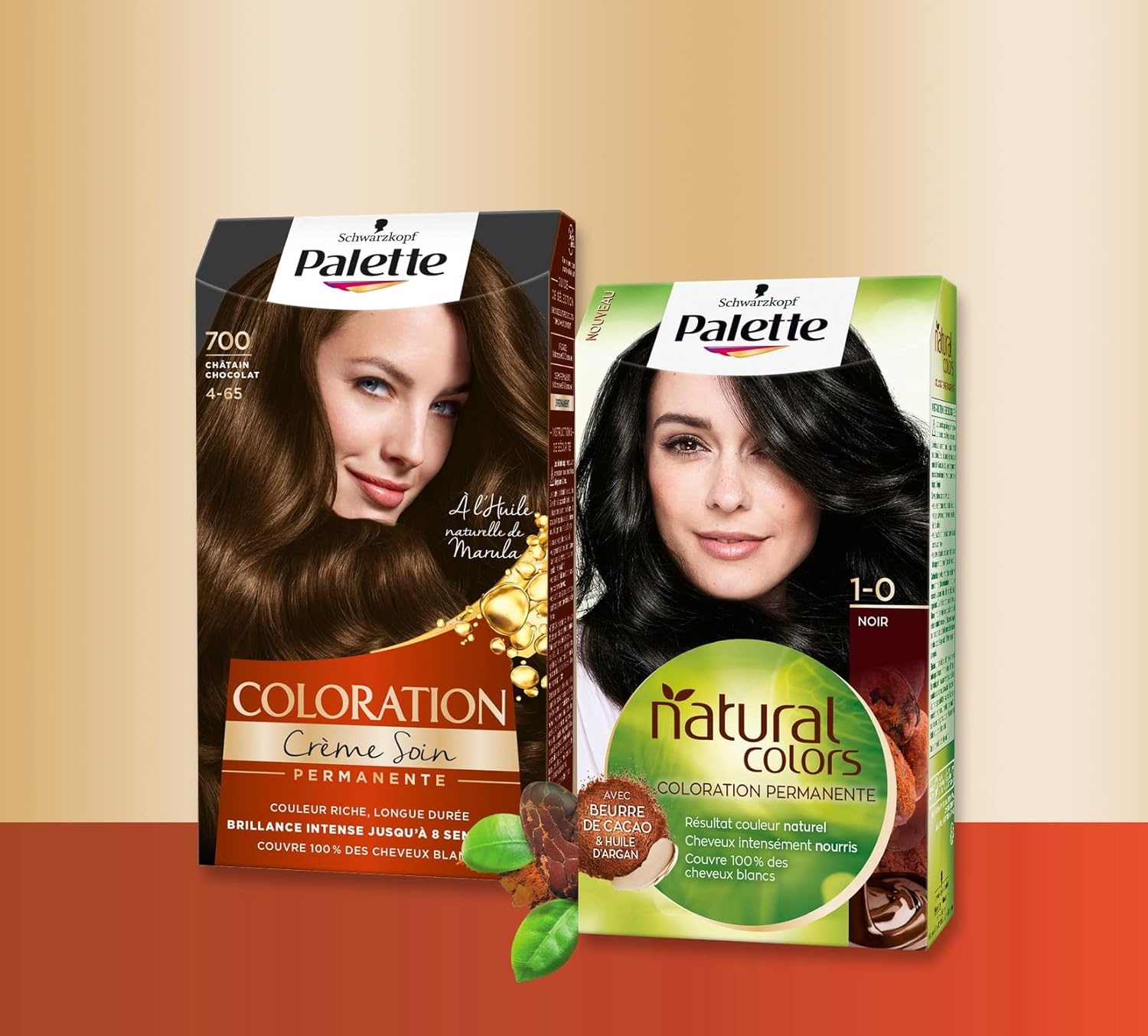 Schwarzkopf - Palette Crème Permanente - soin, couvre 100% blancs, lot de 2 - 800
