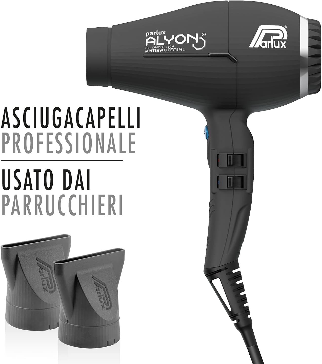 Parlux - Alyon série - dimensions compactes - moteur puissant, technologie ionique