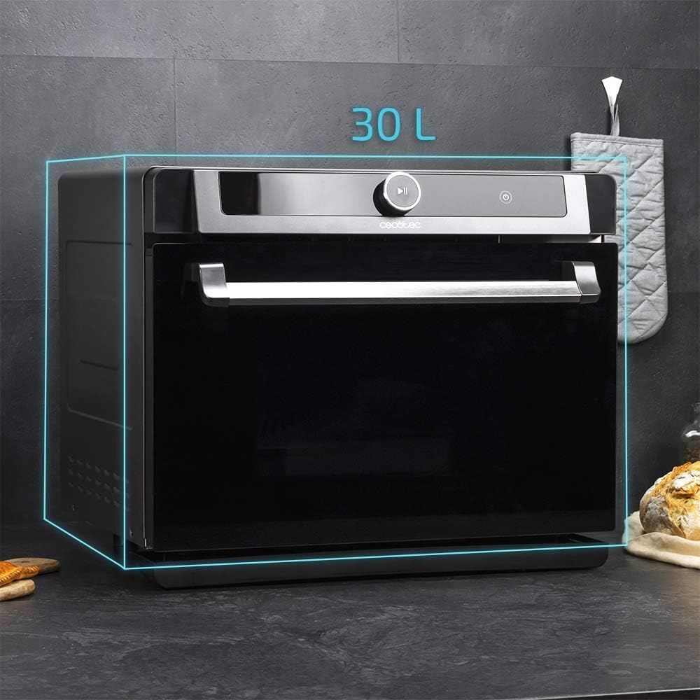 Cecotec - Four Bake&Steam 3000 - 30L - vapeur, 2200W, 7 fonctions