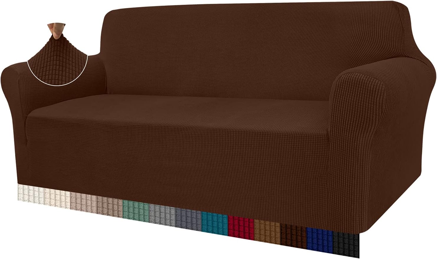 Granbest - housse canapé moderne jacquard 4 places, tissu élastique, protection animaux