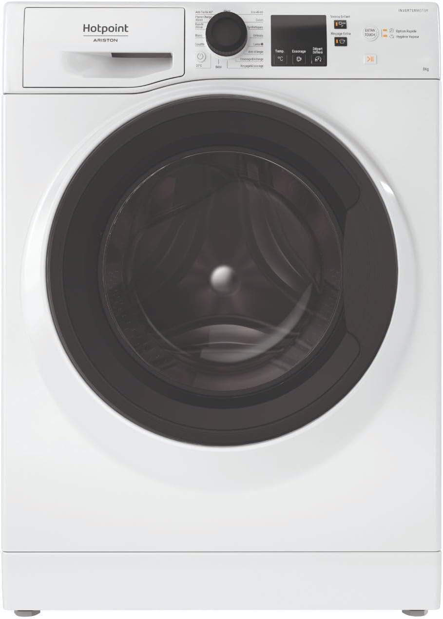 Hotpoint - lave-linge frontal 8kg, 1200tr/min, moteur BPM, digital - PNS825CFR
