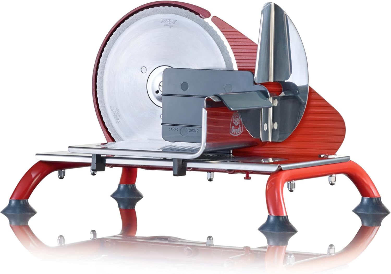 Graef - trancheuse manuelle série H93 - compacte - lame inox, rouge