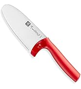 ZWILLING Couteau de Chef pour Enfant, Lame arrondie 10 cm, Acier Inoxydable, Design Adapté aux En...