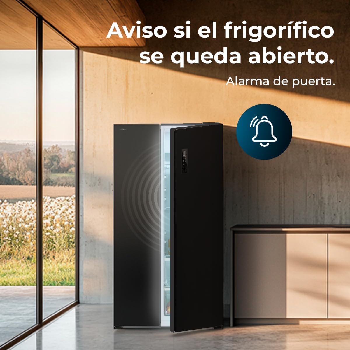 Cecotec - Bolero CoolMarket SBS 562 - 562L - No Frost, LED, porte réversible, mode vacances, inverter - SBS 562