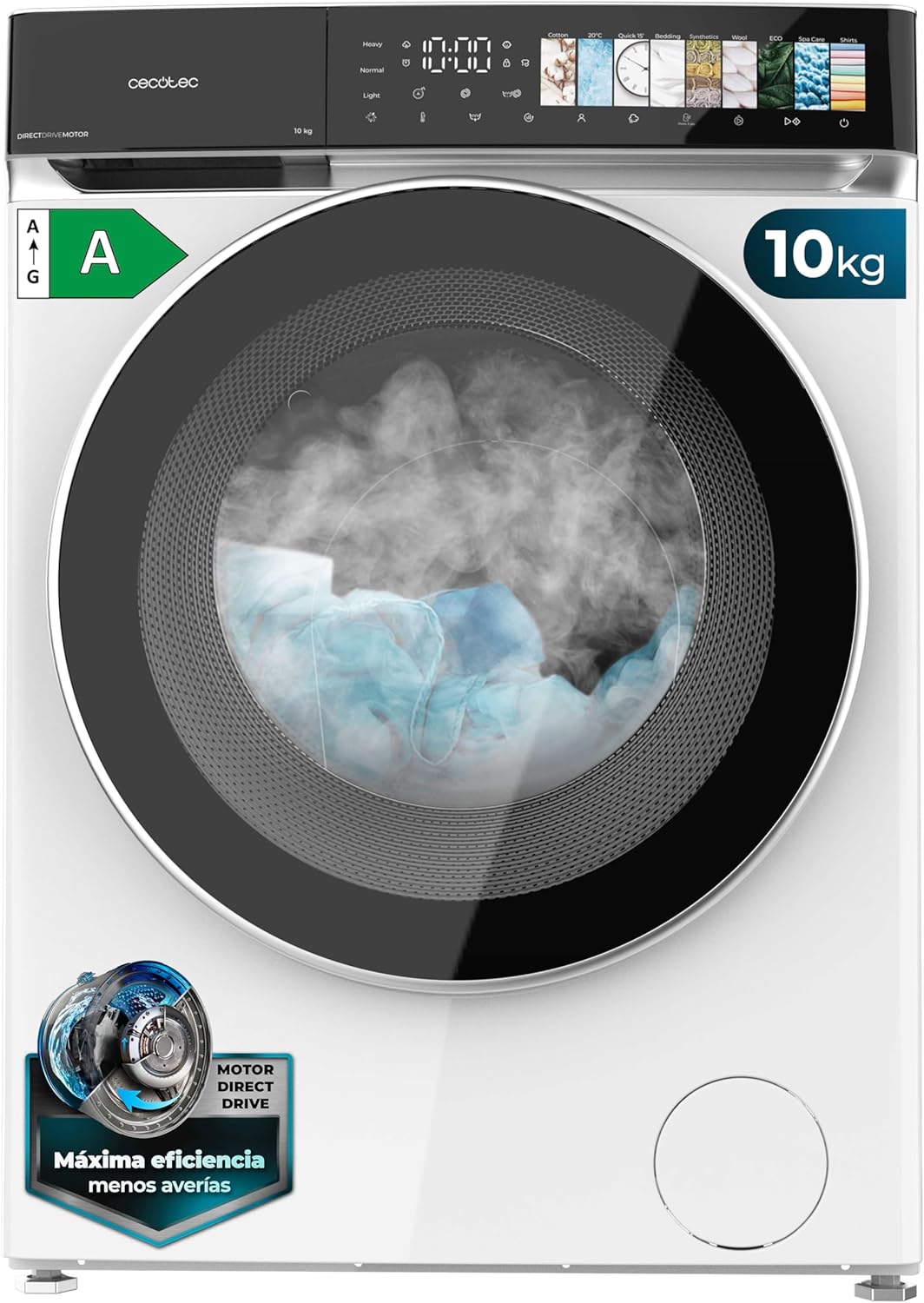 Cecotec - Lave-linge série moderne - 60x55x85 cm - Eco et rapide