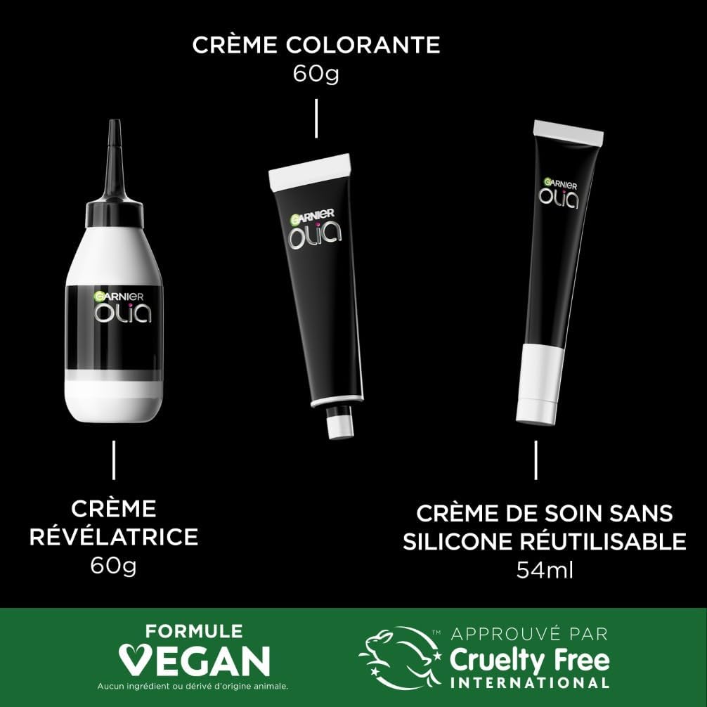 Garnier - Olia - coloration permanente sans ammoniaque, huiles naturelles - 6.35