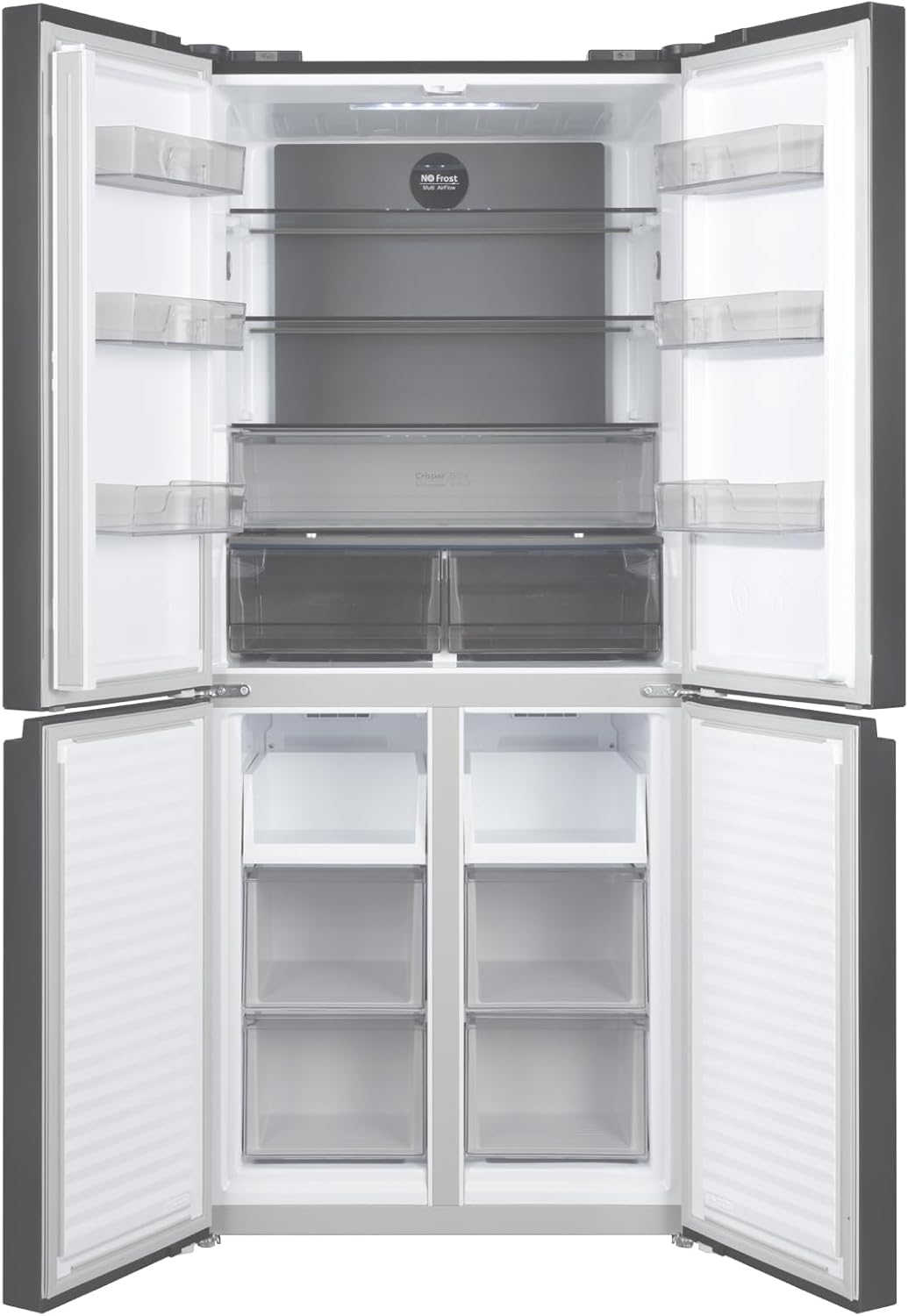 CHIQ - multiportes série - 182cm, 415L, inox, Smart Inverter, CCD415NEI4E