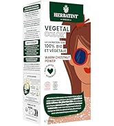 Herbatint Vegetal Color - Coloration végétale 100% naturelle et bio, WARM CHESTNUT POWER - Châtai...