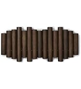 Umbra Patère murale moderne en pin noyer vieilli