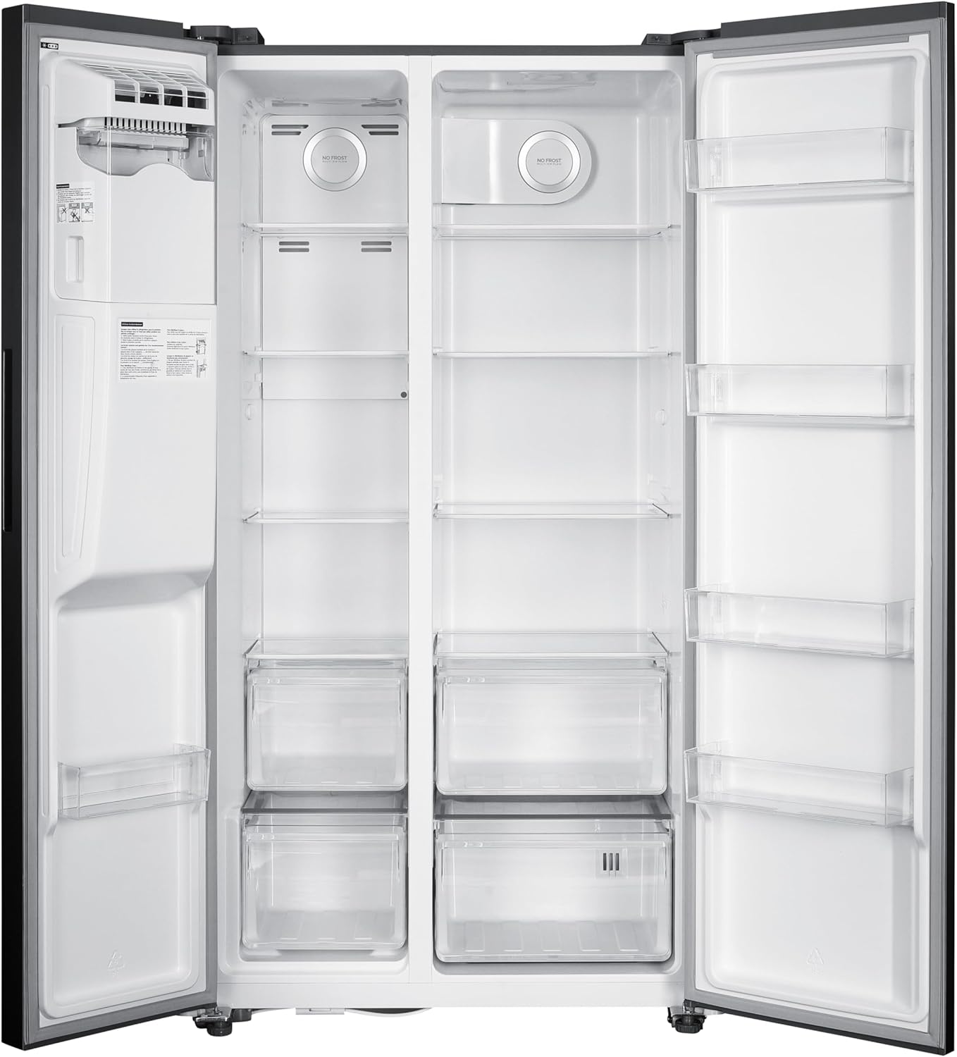 GEDTECH - Side by Side 513L inox - Distributeur eau & glaçons - GSBSA513IX