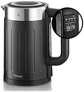Bouilloire Thermostat Réglable 50-100°C - Bouilloire Electriques Grande Puissance 2200 W, 1.7L - ...