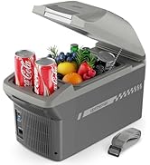 Upstreman Compacte 9L Boîte Glacière électrique Portable, Mini Réfrigérateur Refroidit & Chauffeu...