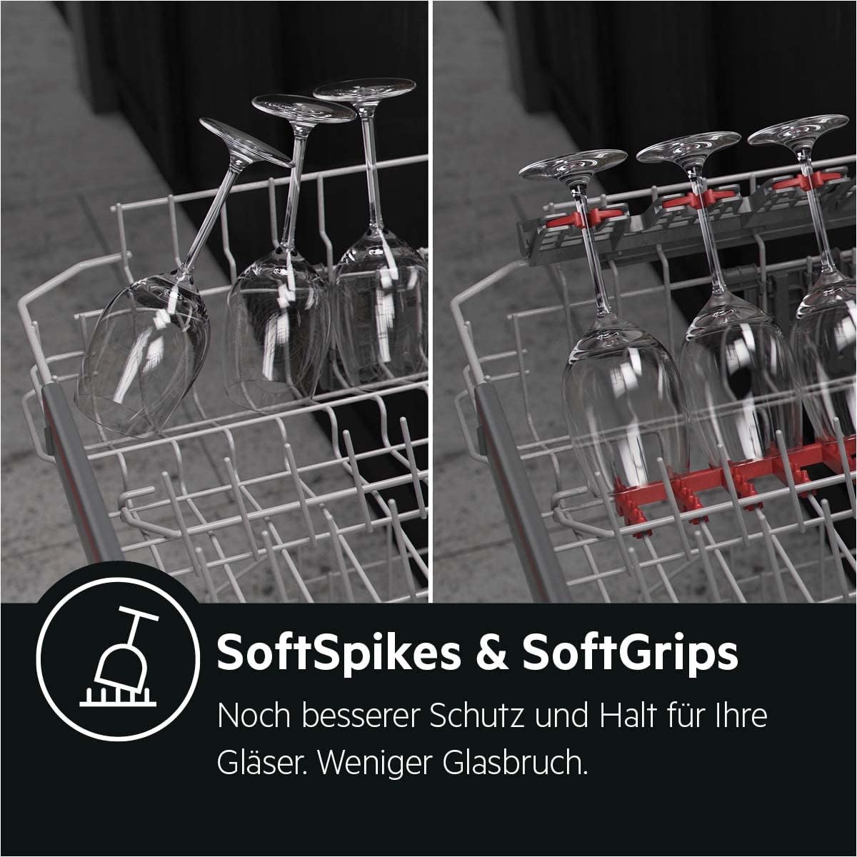 AEG - lave-vaisselle série 7000, 60 cm, silencieux, classe C, tiroir à couverts