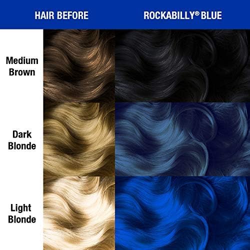 Manic Panic - semi-permanent Rockabilly Blue - couleur intense, tenue longue