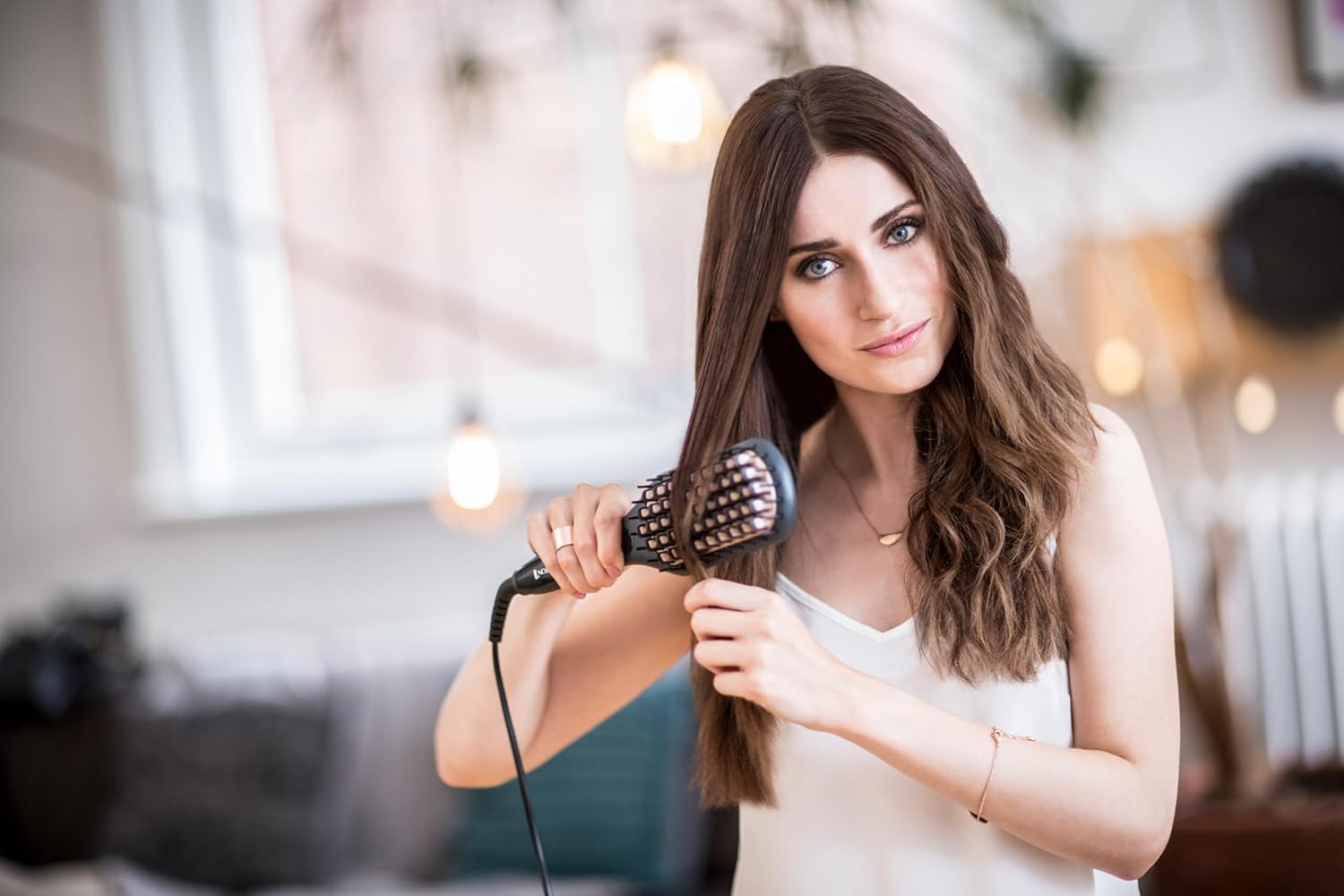 Remington - Brosse lissante ionique 2en1, céramique, 150-230°, CB7400