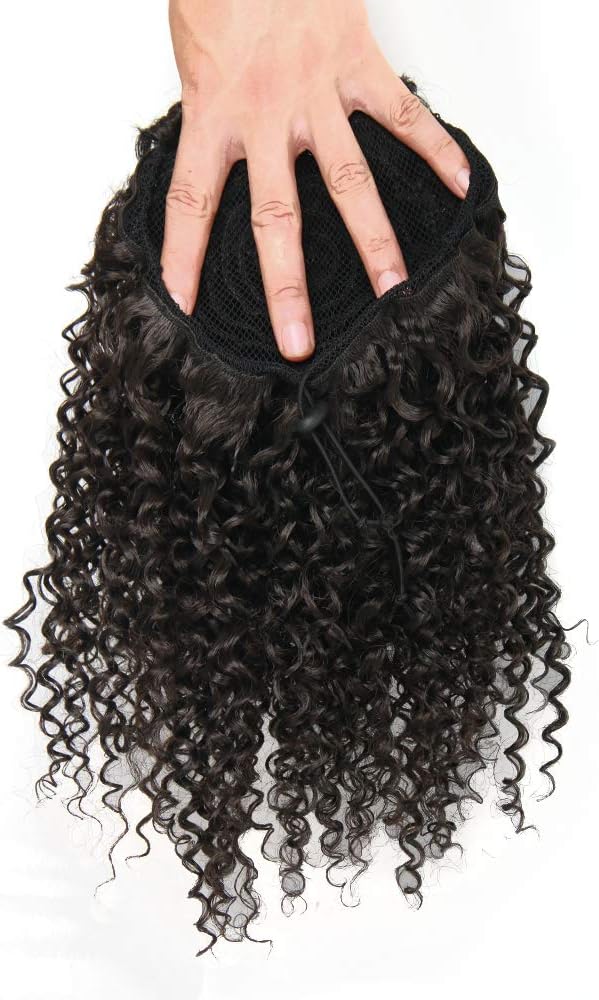 Extension queue cheval afro-américaine - bouclée - 12 pouces - cheveux courts