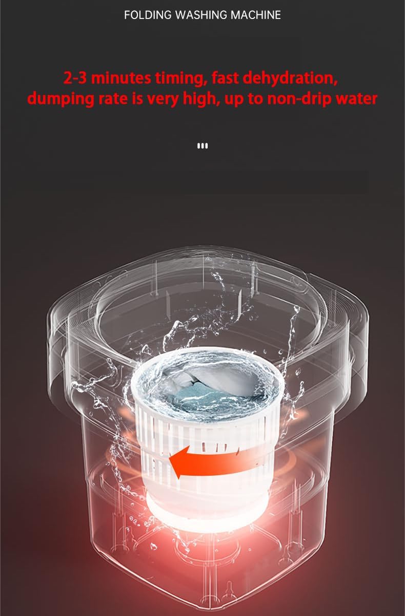 Machine à laver portable 12L - compacte, mini, idéale bébé et voyage