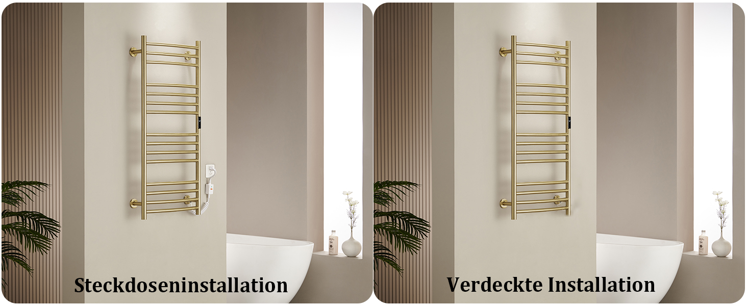 Sèche-Serviette Électrique Or