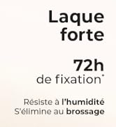 Informations sur le produit répétées sur le vernis résistant avec les mêmes spécifications que celles de la Figure 4.