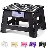 HOUSE DAY Marchepied pliable léger en plastique pour enfants, 22,9 cm