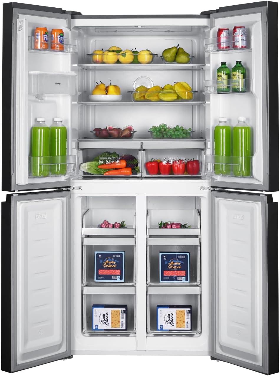 GEDTECH - Multi-portes, 470L, inox, eau, No Frost - GMP470IXT