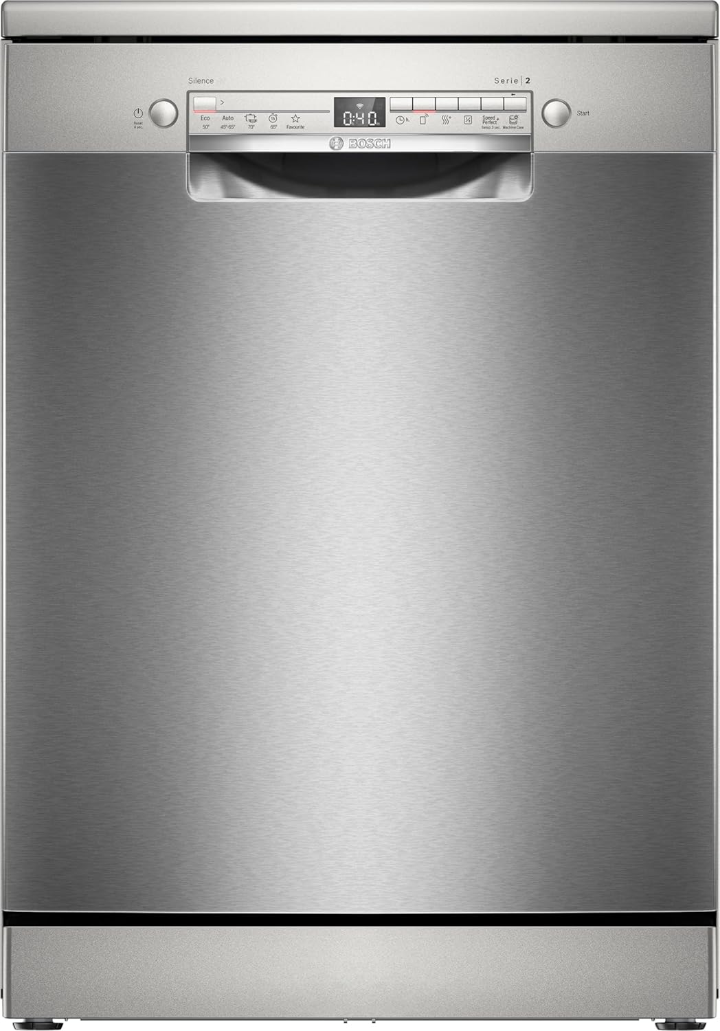 Bosch - Série 2 SMS2HVI02E - 60 cm - lave-vaisselle, inox anti-trace, pose libre