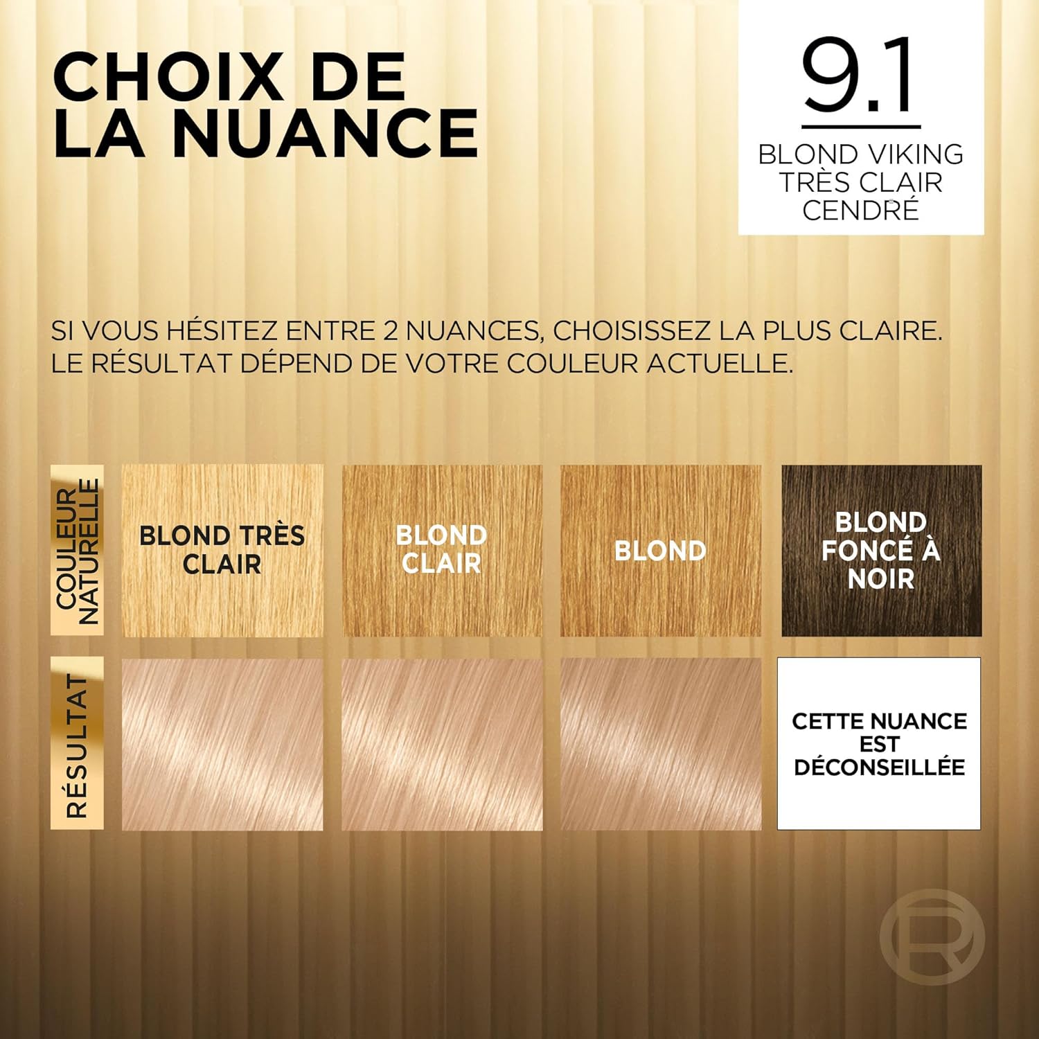 L'Oréal Paris - Préférence Oslo 9.1 - blondeur cendrée - couvrance 100% cheveux blancs