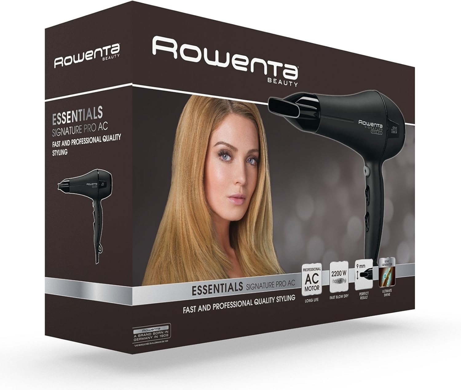 Rowenta - Signature Pro - compact - sèche-cheveux puissant noir
