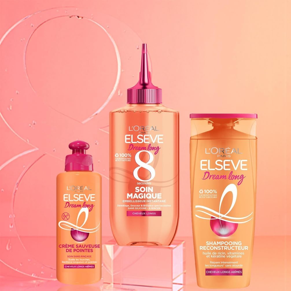 L'Oréal - Elseve Dream Long - soins cheveux longs - huile de ricin, réparation
