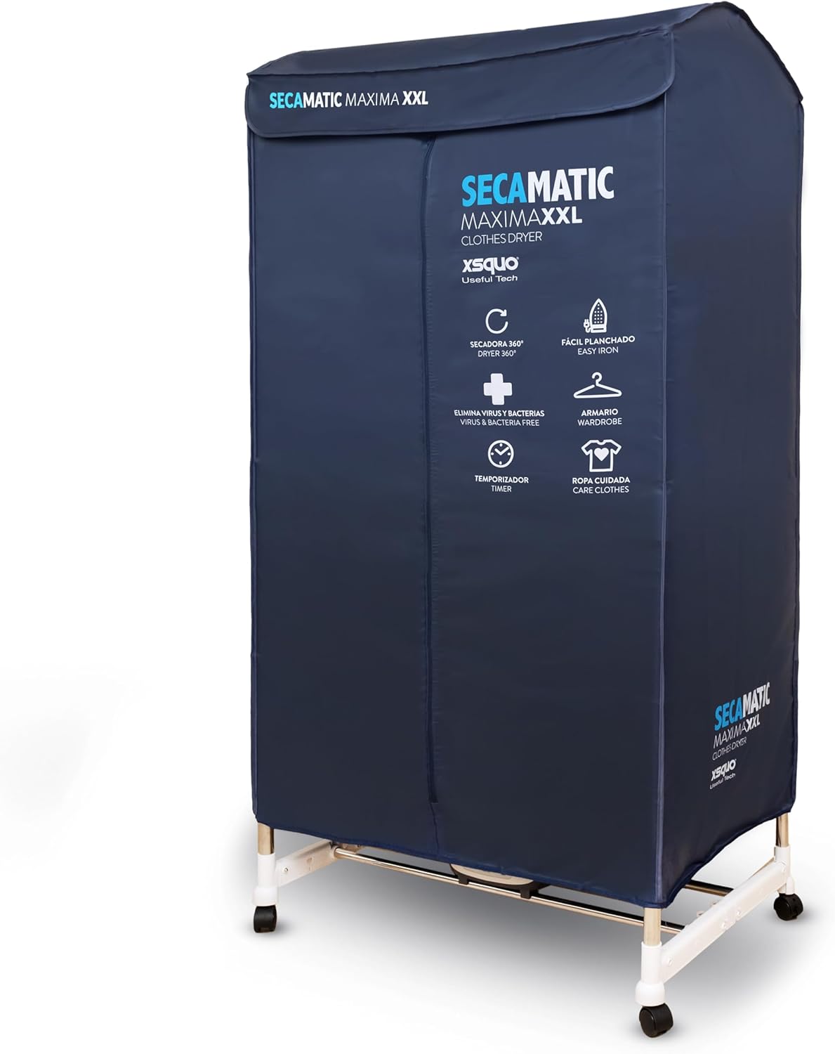 Sèche-linge - capacité 15/30 kg, minuterie 180 min, silencieux, Secamatics Maxima XXL