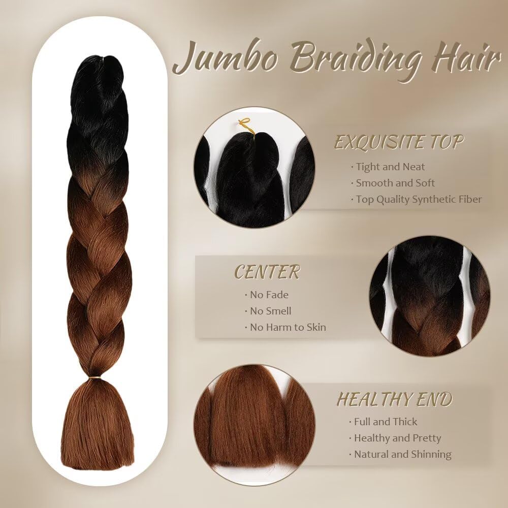 ShowJarlly - Kanekalon Jumbo Braids 24