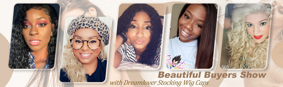 Dreamlover Bonnet de perruque pour différents teints