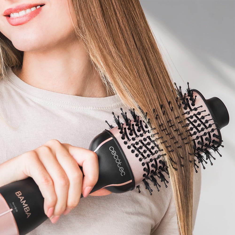 Cecotec - Bamba CeramicCare Unique - sèche-cheveux 2 en 1, 1200W, céramique, 2 vitesses, 3 températures, air froid