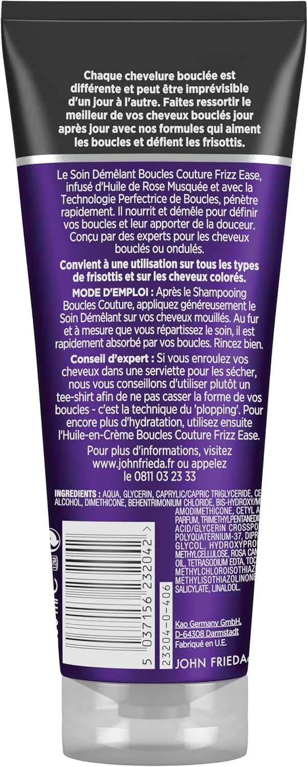 John Frieda - Frizz Ease Boucles Couture - 250ml - Soin démêlant anti-frizz