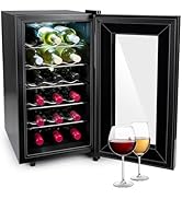 alpina Mini Frigo Vin 230V - Range Bouteille Vin 18 /50L - Réfrigérateur Température Réglable de ...