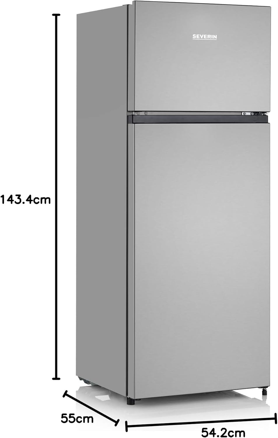 SEVERIN - DT 8761 - 55cm - réfrigérateur congélateur 206L Classe E