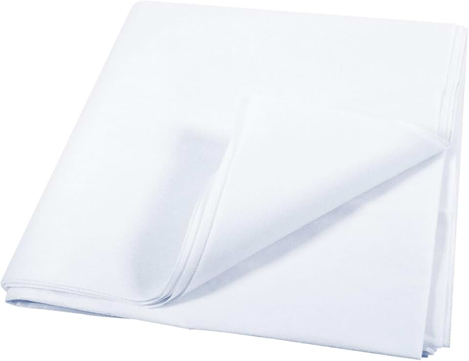 Entoilage thermocollant - blanc - 100x200 cm - non tissé, découpable