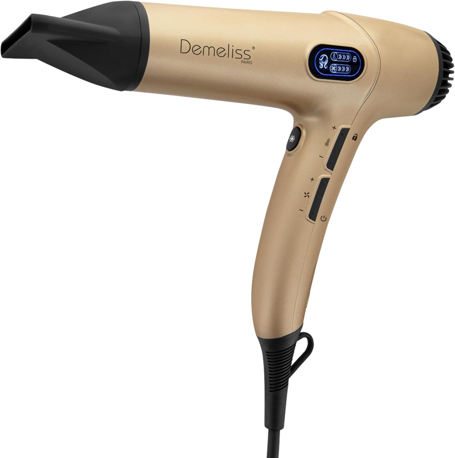 Demeliss Saint Algue - Pro Series - compact léger puissant - sèche-cheveux ionique 3 accessoires