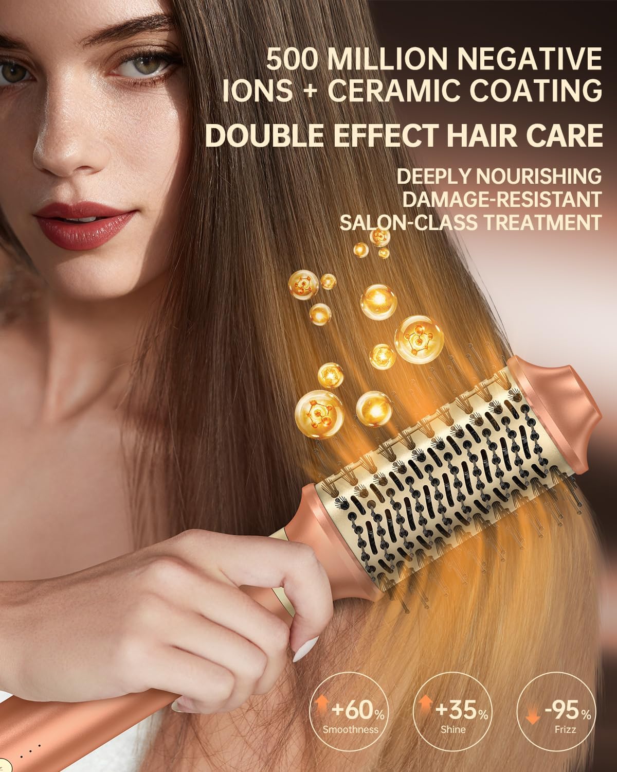 webeauty - Double Tension 7in1 - 1400W - séchage rapide, ions négatifs, brosse multifonction, 110000TR/Min