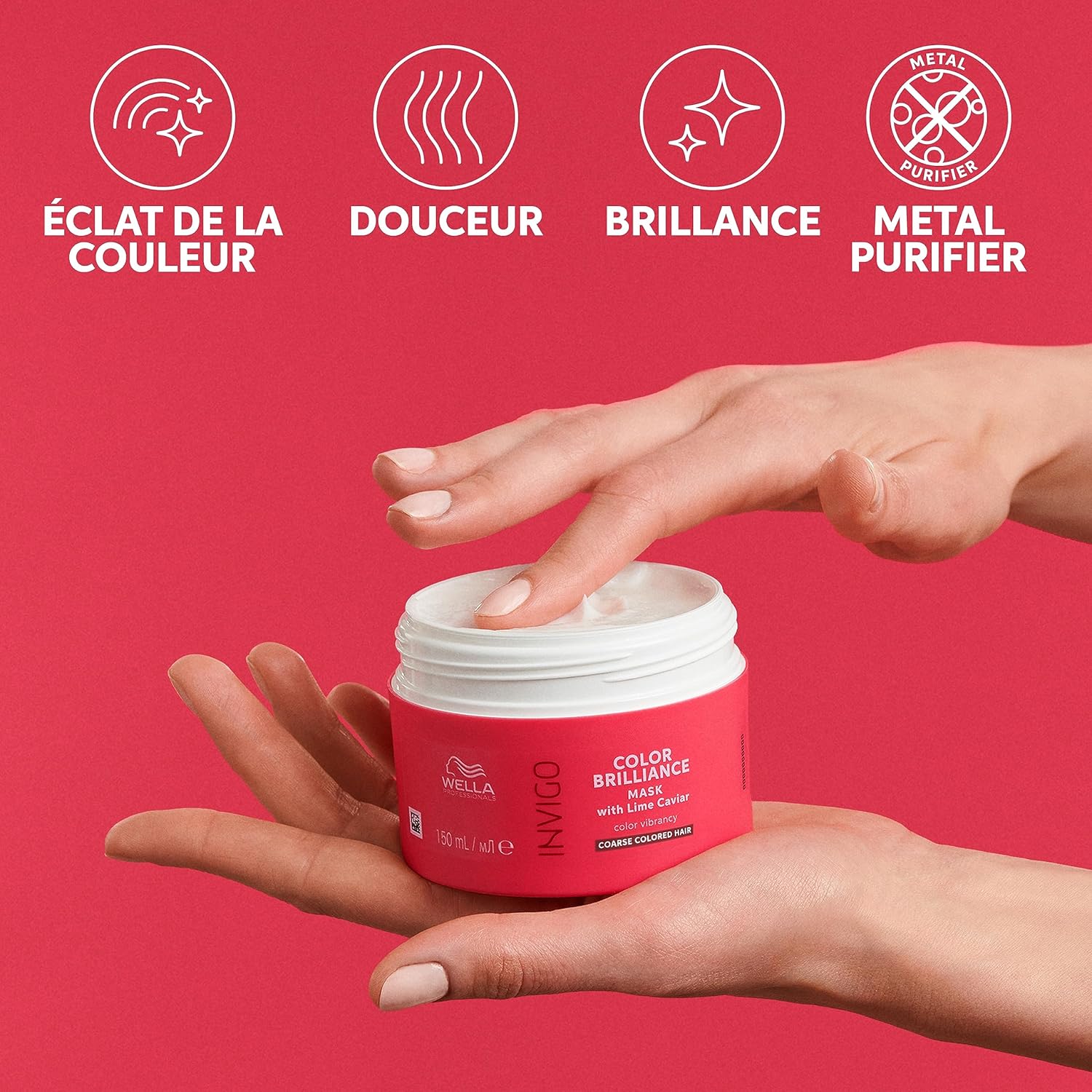 Wella Professionals - Invigo Color Brilliance - masque cheveux colorés épais - brillance intense