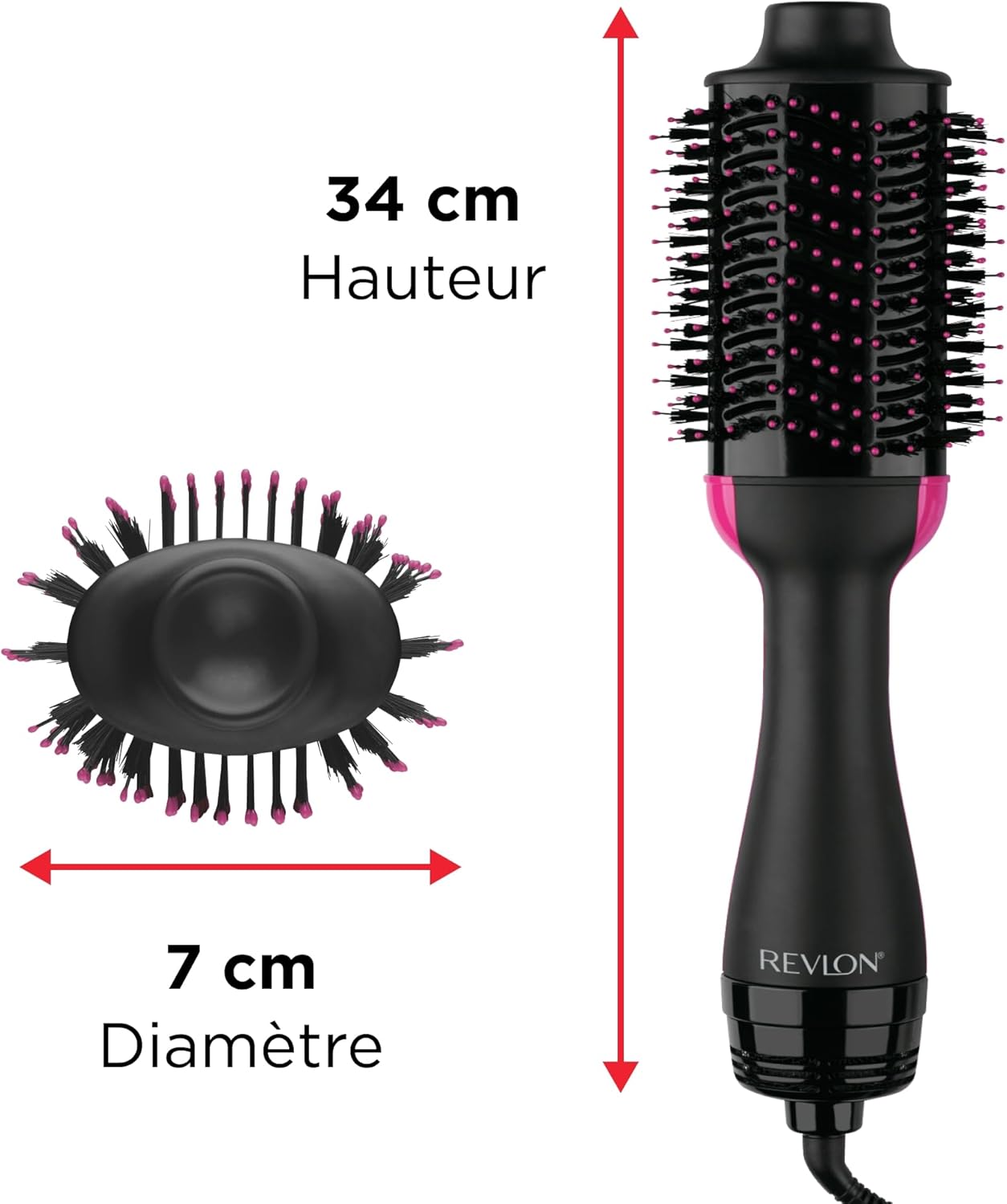 Revlon - Brosse Salon One-Step - volumisante, sèche-cheveux - RVDR5222