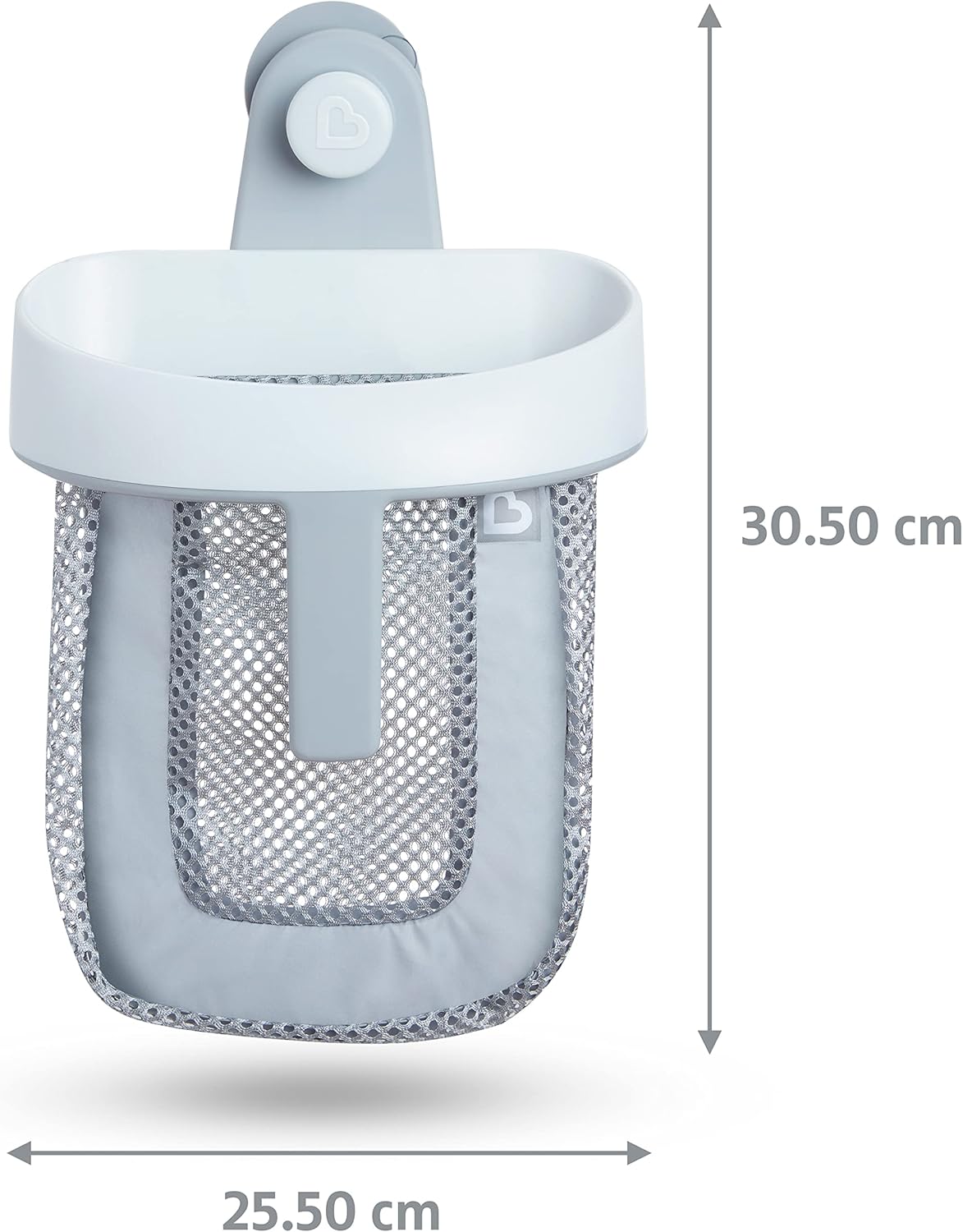 Munchkin - Super Scoop - panier et filet amovible - rangement jouets bain