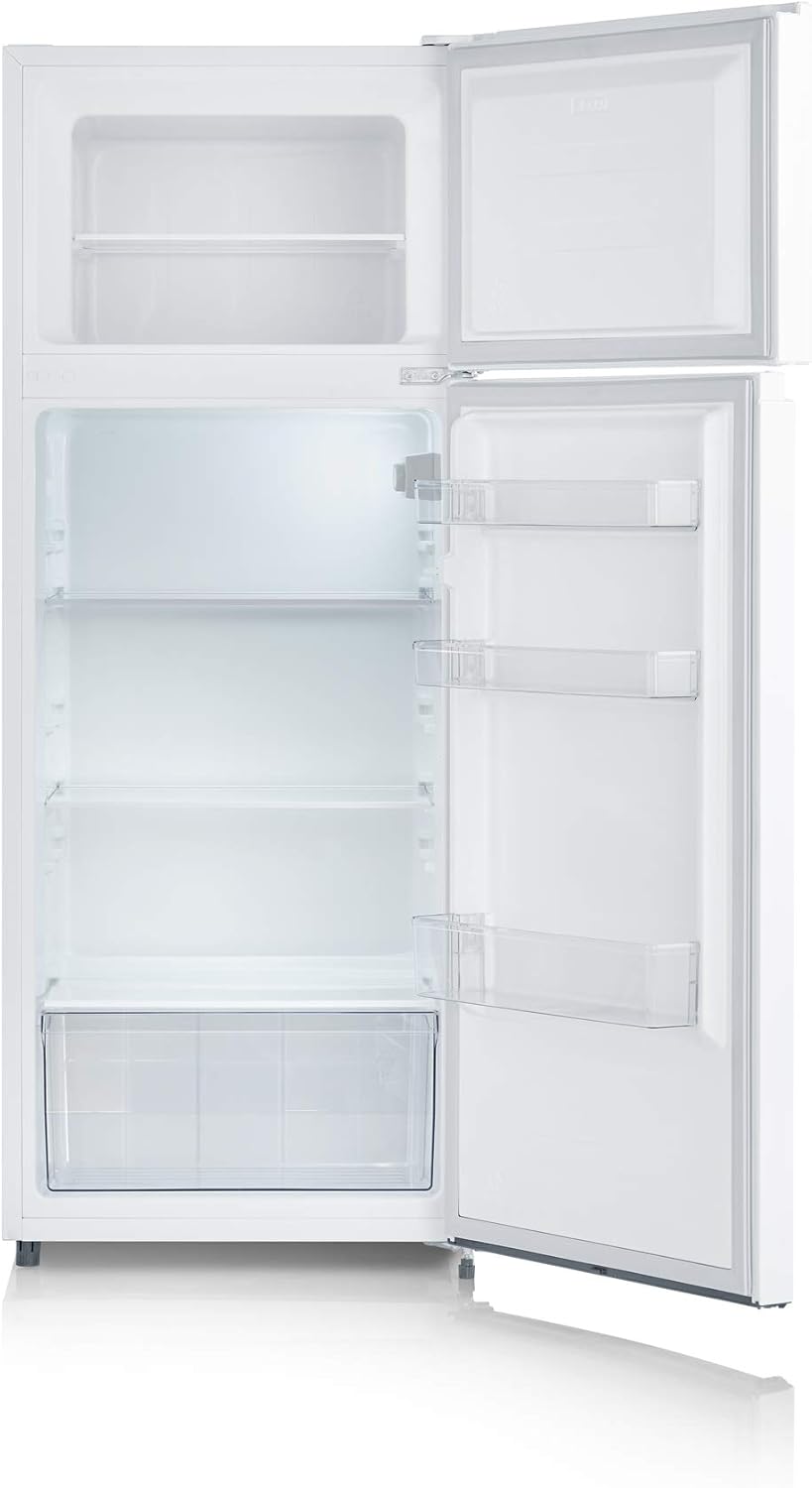SEVERIN - réfrigérateur congélateur 2 portes, 55 cm, 206L, classe E, Veggibox, DT8760