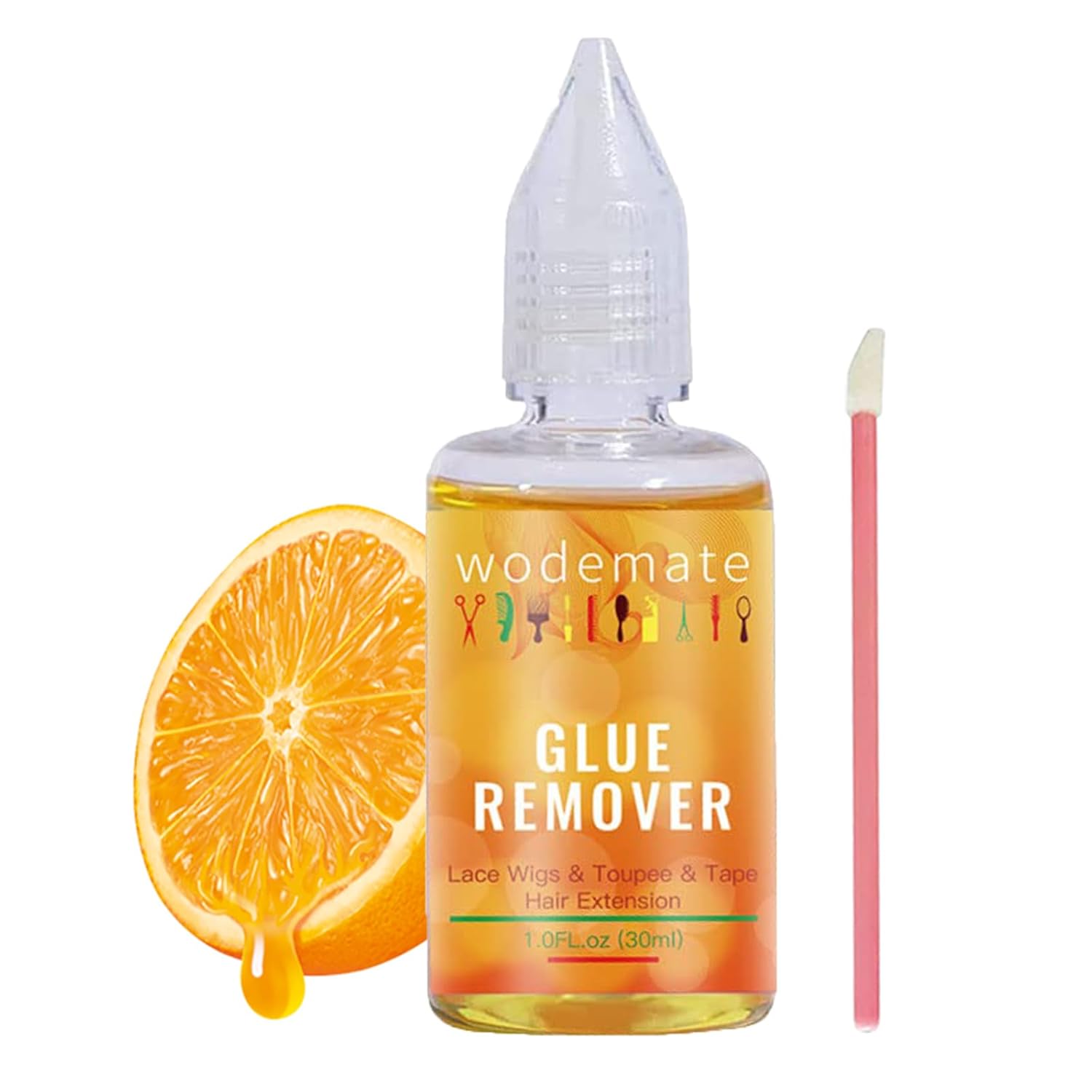 Décapant extensions cheveux - 30ml - action rapide, enlève colle perruque, ruban double face