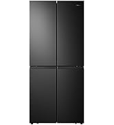 Hisense MQ79452FE Réfrigérateur à quatre portes américain, Total No Frost, 454 litres, noir, 70,6 x 79...