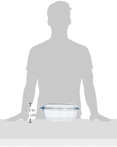 Pyrex - Cocotte Ronde série 118A000 - 4,9L verre résistant 118A000
