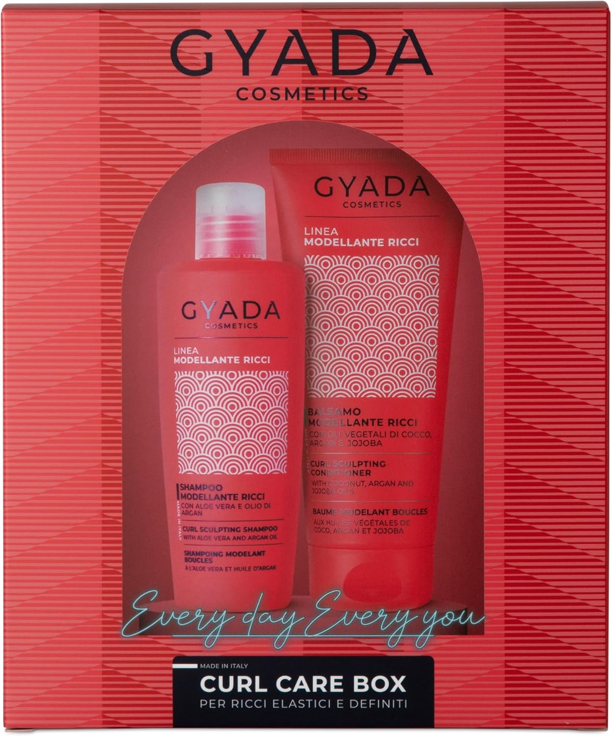 Gyada Cosmetics - coffret boucles - 250ml+200ml - shampoing et après-shampoing